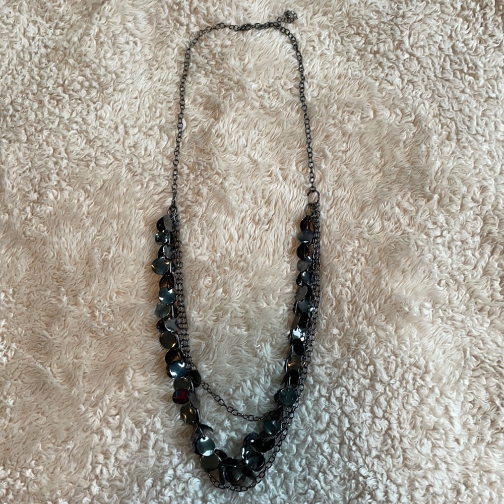 Layered costume jewelry